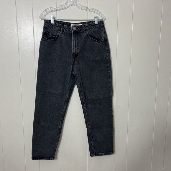 ASOS Straight Leg Jeans Black Women's Size 30 EUC - Picture 1 of 9